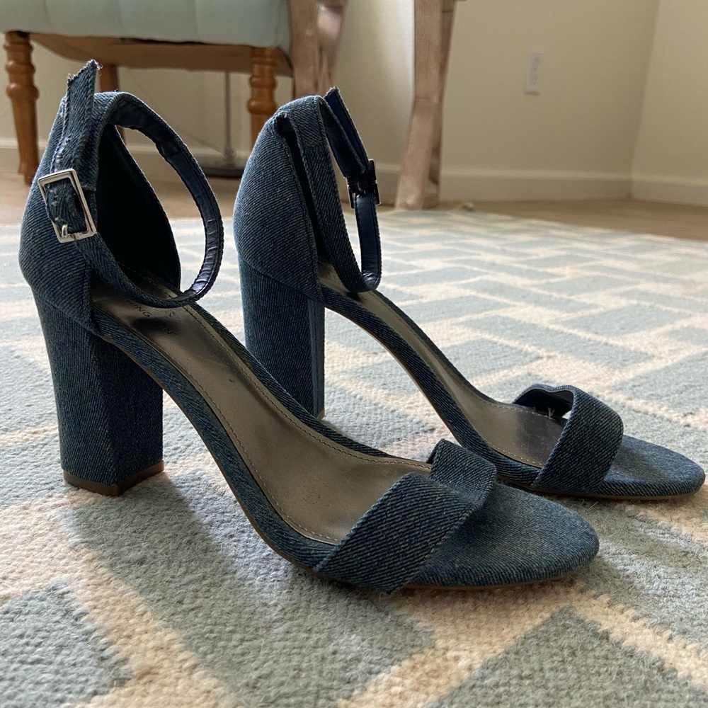 Worthington Ankle Strap Block Heels